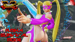 Uncensored Butt-Slaps! | R. Mika Survival Mode | Street Fighter V Survival  Mode Playthrough - YouTube