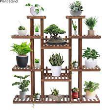 Plant Stand Indoor Plant Shelf Tiered Plant Stand For Home Etsy In 2021 Wooden Flowers Wooden Plant Stands Flower Stands