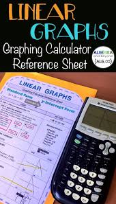 Students Use This Graphing Calculator Reference Sheet To Graph Linear Functions They Learn How To Adjus Graphing Calculator Graphing Linear Equations Graphing