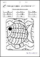 Coloriages magiques tables cycle 2 cycle 3. Coloriages Magiques Gs Cp Ce1 Ce2 Les Coccinelles