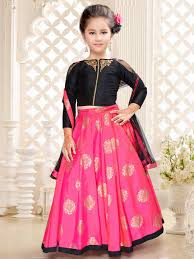 Indian wedding clothes are elaborate set of clothes worn by the bride, bridegroom and other relatives attending the wedding. Pin On Kid Lehenga