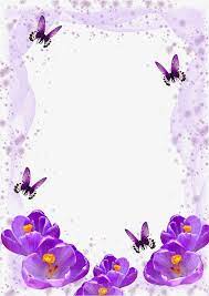 Butterfly Purple Purple Butterfly Dream Violet Chiffon Romantic Purple Frame Trend Flowers Bright Violet Bor Floral Border Design Purple Butterfly Flower Frame