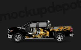 Dodge Ram Pickup Truck Mockup Dodge Ram Pickup Pickup Trucks Dodge Ram