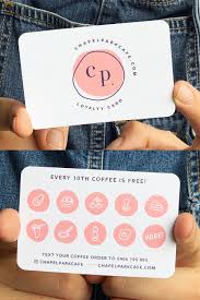 Coffee Loyalty Card Design Loyalty Card Design Card Design Loyalty Card