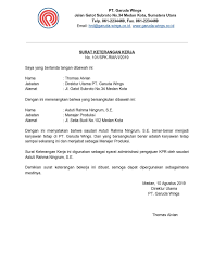 Surat ini biasanya berisi beberapa hal yang mencakup kesanggupan berkaitan dengan bekerja lembur, bersedia dikontrak. Contoh Surat Keterangan Kerja Untuk Kpr Dan Cara Membuatnya