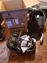 Summer Infant Myria Modular Travel System With The Affirm 335 Rear Facing Infant Car Seat Onyx Black