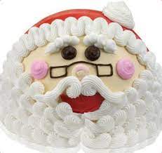 Baskin Robbins Santa Cake Santa Cake Birthday Cake Kids Christmas Cake