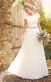 Modest Luxe Boho Wedding Dress Essense Of Australia Essense Of Australia Wedding Dresses Modest Wedding Dresses Ball Gowns Wedding