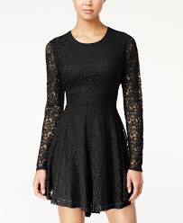 American Rag Lace High Low Fit Flare Dress Only At Macy S Fit Flare Dress High Low Party Dresses Cocktail Dress Lace