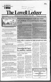 Proposed development could ease water rate problems in Lowell Charter  Township Township hit hard by mailbox vandals