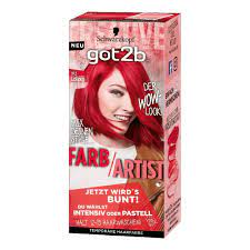 This one's not technically a temporary hair dye, but a coloring conditioner that injects a bold new shade into. Got2b Color Bright Pastel Pillar Box Red German Drugstore Temporary Hair Color Semi Permanent Hair Color Hair Color