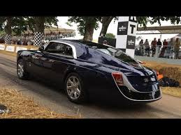 At the time of its may 2017 debut at the yearly concorso d'eleganza villa d'este event it. 13m Rolls Royce Sweptail First Driving Shots Youtube