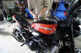 千葉県よりご来店のkawasaki Z900にバイクコーティングを施工させていただきました バイクガラスコーティング施工実績cbiic