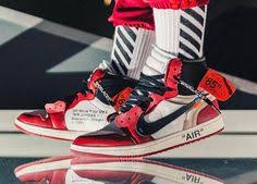 Nike Air Jordan 1 Chicago Mid Black Red White Off White Nike Footwear Collection Release Date Sneaker Bar Detroit Sneakers White Nikes Air Jordans