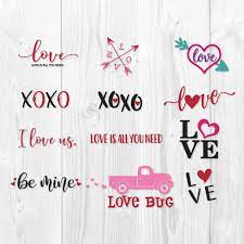 Download Valentine Svg Dxf Png Bundle Love Svg Cut File
