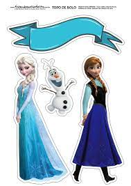 Ana Y Elsa De Frozen Toppers Para Tartas Tortas Pasteles Bizcochos O Cakes Para Imprimir Gratis Ideas Y Mater Frozen Cake Topper Frozen Free Bolo Frozen