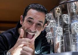 Indy 500 champ Helio Castroneves unveiling of the Borg-Warner Trophy