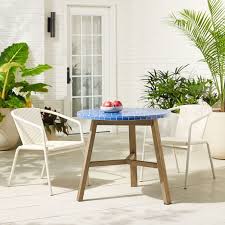 Maybe you would like to learn more about one of these? Mosaic Tiled Outdoor Bistro Table All Weather Wicker Stacking Chair Set