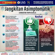 Ums Official Website 17 Mei 2020 Pesanan Kesihatan Harian Jangkitan Asimptomatik Jangkitan Tanpa Gejala