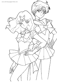 Sailor moon has been around for years and its popularity remained constant throughout. Sailor Moon Color Page Free Printable Coloring Book Pages