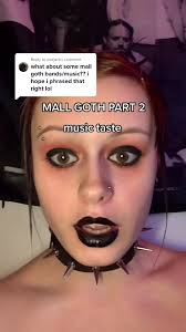Reply to @morjark mall goth music taste is all over the place but its  mainly numetal #mallgoth #numetal #90s