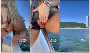 Mari Reis Showing Her Pussy In Public On The Boat - Cnn Amador