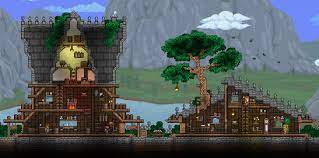 A Pub And A Small House Terraria Small House Terraria House Design Terraria Builds