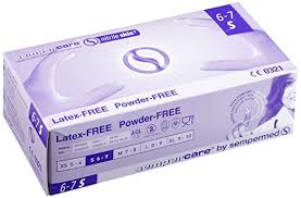Then they get transformed into latex rubber. Sempercare 8267 93843 300002158 Nitrile Skin Disposable Protection And Examination Gloves Made Of Nitrile Latex Powder Free Size Small 6 7 Lavender Blue Pack Of 200 Amazon De Business Industry Science