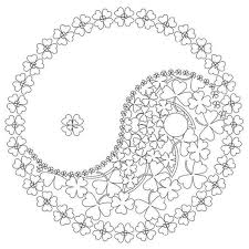 Each image is blank on back for easy removal and. 4 Printable Mandala Coloring 046 St Patrick S Day Etsy