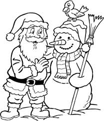 Santa claus is the merry old gent living at the north pole who brings good little children their presents every year at christmas. Christmas Coloring Pages Santa Coloring Pages Snowman Coloring Pages Christmas Coloring Pages