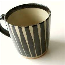 マグカップ 陶器 おしゃれ 大きい 美濃焼 コーヒーカップ 和風モダン 和食器 日本製 黒十草マグ kyt4188 コーヒーカップ マグカップ コーヒーカップ おしゃれ