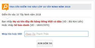 Đề thi môn toán vào lớp 10 tp.hcm: HÆ°á»›ng Dáº«n Tra Cá»©u Ä'iá»ƒm Thi Vao Lá»›p 10 2018 Thong Tin Tá»« Sá»Ÿ Giao Dá»¥c
