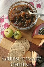 Spicy Green Tomato And Apple Chutney Cooksister Com Green Tomato Chutney Recipe Tomato Chutney Recipe Apple Chutney