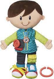 Amazon Com Playskool Dressy Kids Boy Activity Plush Stuffed Doll Toy For Kids And Preschoolers 2 Years And Up Toys Games