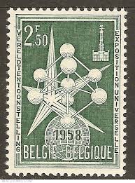 Helping to identify your stamps, find out their value and sell them. 2 50 Francs 1958 World Expo 58 Atomium Building Other Belgium Stamp 8941