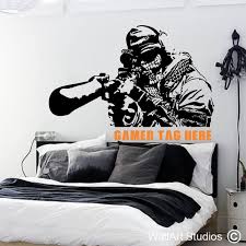 Teens call for an awesome bed room. Call Of Duty Gamer Tag Wall Sticker Wall Art Studios