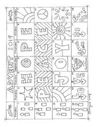 Advent Calendar Coloring Page For 2019 Themes Of Hope Peace Joy And Love Advent Coloring Calendar Advent Coloring Coloring Calendar