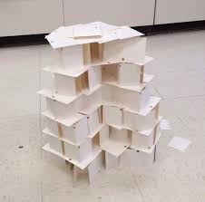 Here you may to know how to stack a card tower. 300 Index Cards Tower Made Out Of Index Cards