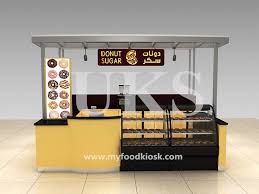 This Mall Food Kiosk Dimensions Is 10ft By 7ft Mainly Tone Is Black And Yellow Material Use Black Corian And Plywood With Lami Food Kiosk Kiosk Design Kiosk