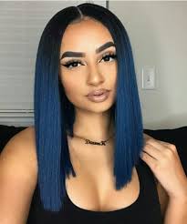 Black And Blue Weave Hairstyles Pin By Hair Factory On Drop Dead Gorgeous Flawless Beauties Hair Styles Curly Human Hair Wig Trendy Hair Color