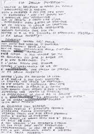 Original lyrics of via del campo song by fabrizio de andre. Canzoni Contro La Guerra Via Della Poverta Versioni Modificate E Versione Da Album I Incl I Desolation Row I By I Bob Dylan