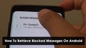 There are various ways to lock photos and text messages and other areas of your android phone. Complete Guide How To Retrieve Blocked Text Messages On Android