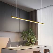 The projects below showcase elegant configurations and designs that encompass chairs and tables, bars and stools, lighting, flooring, and fireplaces. Modern Simple Strip Dining Room Lights Led Pendant Lamp Golden Luxury Designer Dining Table Hanging Lamps Office Light Fixture Pendant Lights Aliexpress