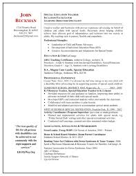 Letter Special Education Teacher Resume Sample And Format Letter Sample Lettersampl Xyz Teacher Resume Lesson Plan Templates Udl Lesson Plans