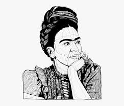 Steeped in allegory, the mexican artist's richly detailed compositions immortalized. Simple Frida Kahlo Drawing Hd Png Download Kindpng