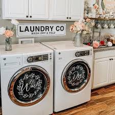 Laundry Room Decor Wash Dry Vinyl Etsy In 2020 Laundry Room Decor Laundry Room Makeover Diy Laundry