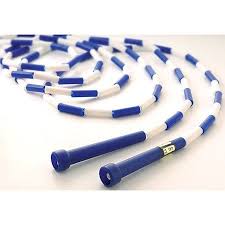 8 Segmented Skip Rope Blue White Walmart Com Jump Rope Skipping Rope Workout Accessories