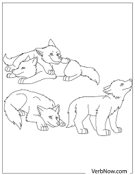 Here's a coloring page featuring the three little pigs and the most famous villain in storybookland, the big bad wolf. Free Wolf Coloring Pages For Download Printable Pdf Verbnow