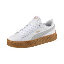 Puma Puma Puma Smash Platform Beyaz Kadin Sneaker Ayakkabi Flo Ayakkabi Sneaker Ayakkabilar Kadin