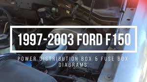 Fuse box diagram for 1998 f 150 pickup wiring diagram. 1997 2003 Ford F150 Fuse Box Locations Diagrams Youtube